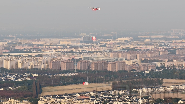 峰飞的eVTOL伞投物资-峰飞供图2